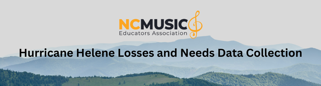 Hurricane Helene NC Music Education Losses & Needs slider